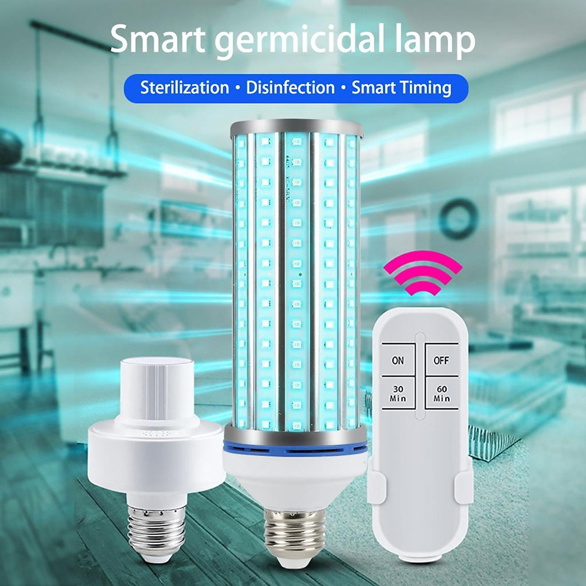 Mua 2x UV 100W Germicidal Lamp E27 Ultraviolet UVC Sterilization Light a  Tiki