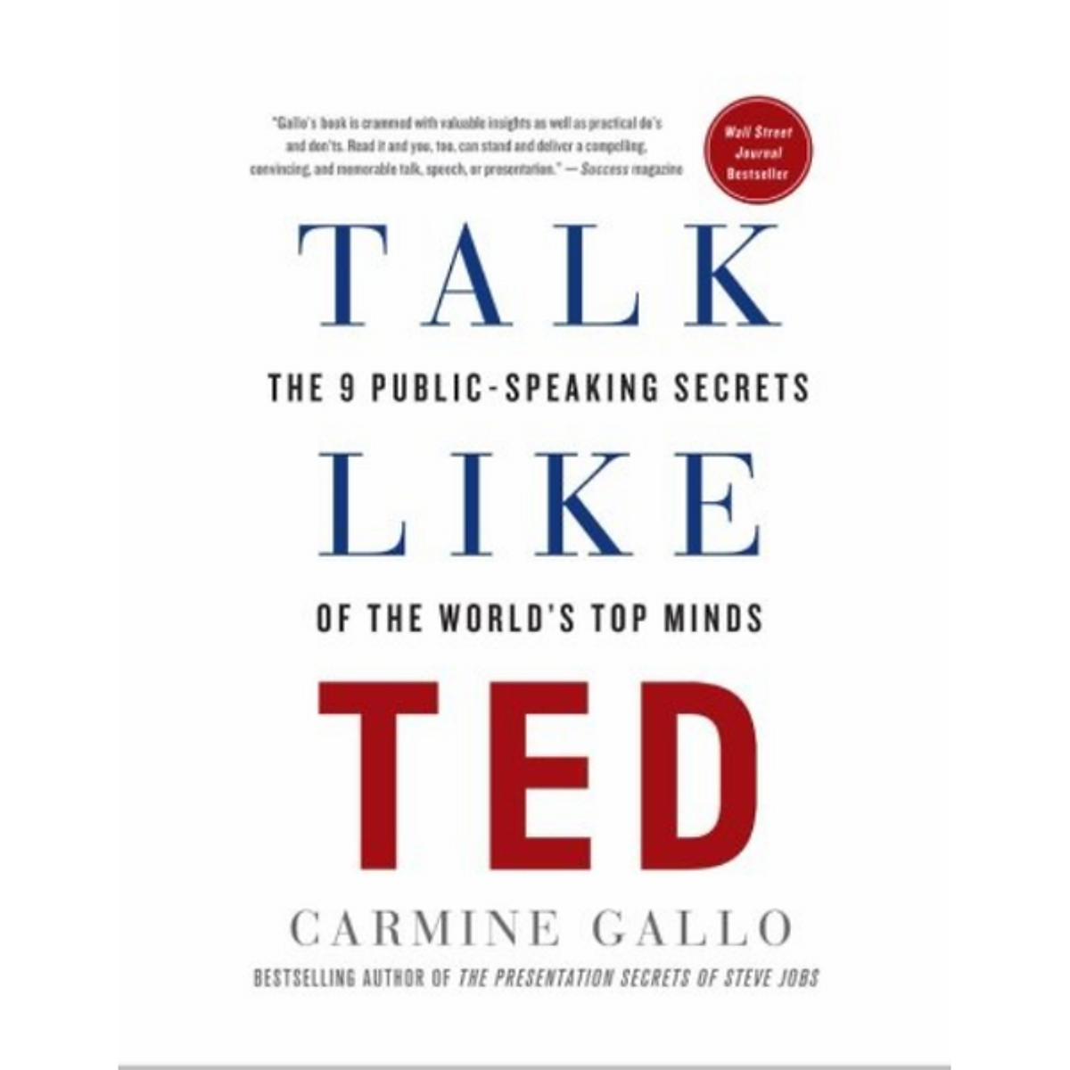 Mua Talk Like TED The 9 PublicSpeaking Secrets of the World's Top Minds