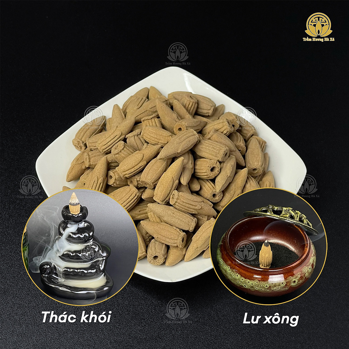 Nhang nụ trầm hương đốt xông nhà tẩy uế HÀ XÁ đồ thờ cúng phong thủy, xua đuổi vận xui, thu hút nguồn năng lượng tích cực, thanh lọc không khí, an toàn cho sức khỏe
