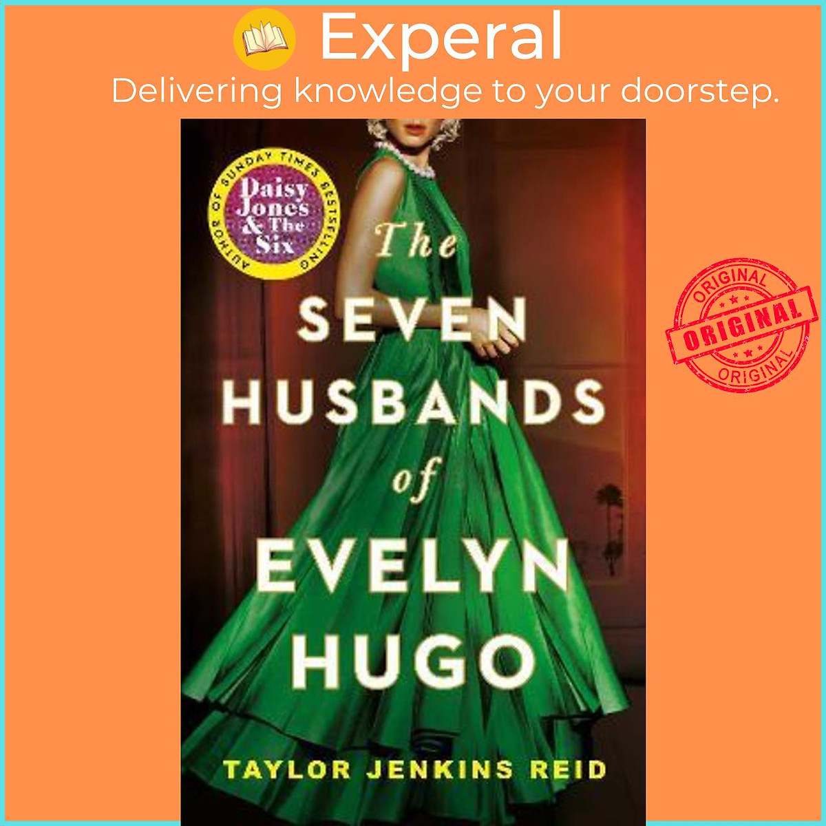 Sách - Seven Husbands of Evelyn Hugo : Tiktok made me buy it! by TAYLOR JENKINS REID (UK edition, paperback)