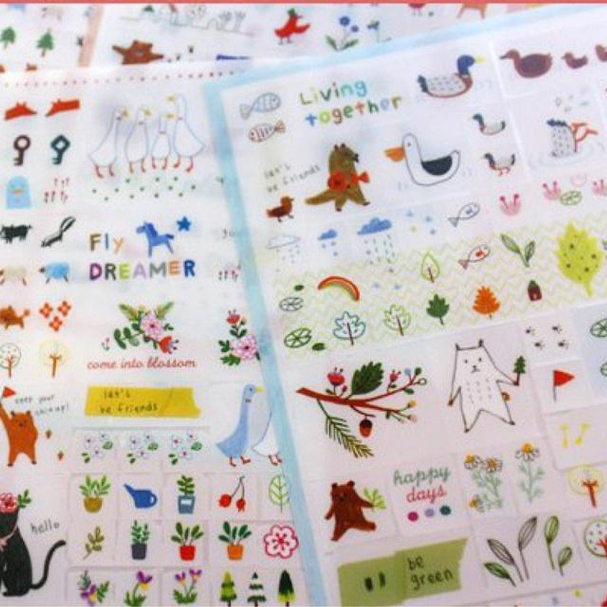 Sticker Cute  Bộ 40 Hình Dán Dễ Thương InfeelMe  Stick Me Miếng Dán Trang  Trí Sổ Bullet Journal Hàn Quốc  Shopee Việt Nam