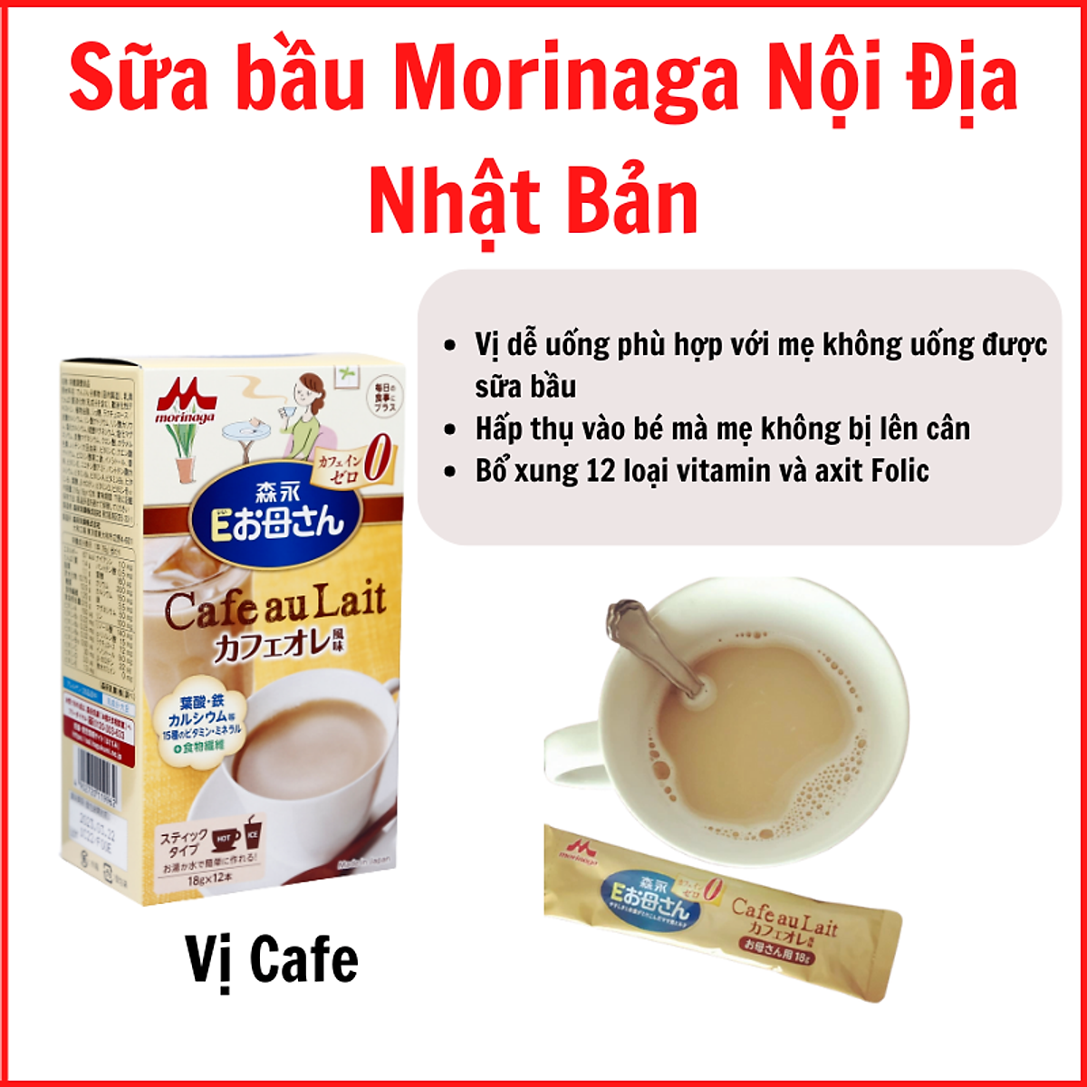 Sữa bầu Morinaga vị cafe