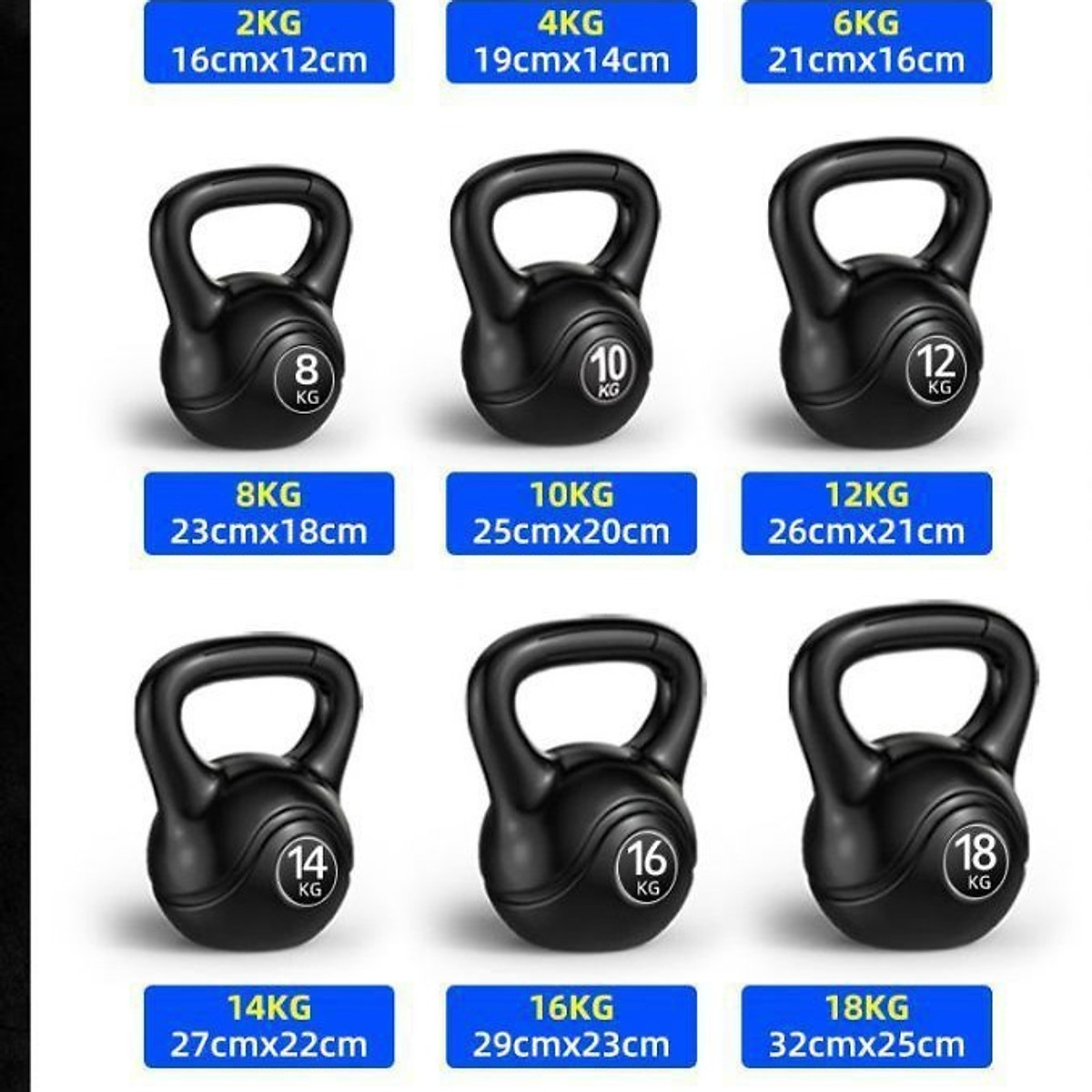 Tạ Ấm 4kg , Tạ Bình Vôi Bê Tông Bọc Nhựa PE Cao Cấp Luyện Tập Thể Dục Thể Hình Tại Nhà Với Tạ Bình Vôi Để Có Vóc Dáng Như Ý