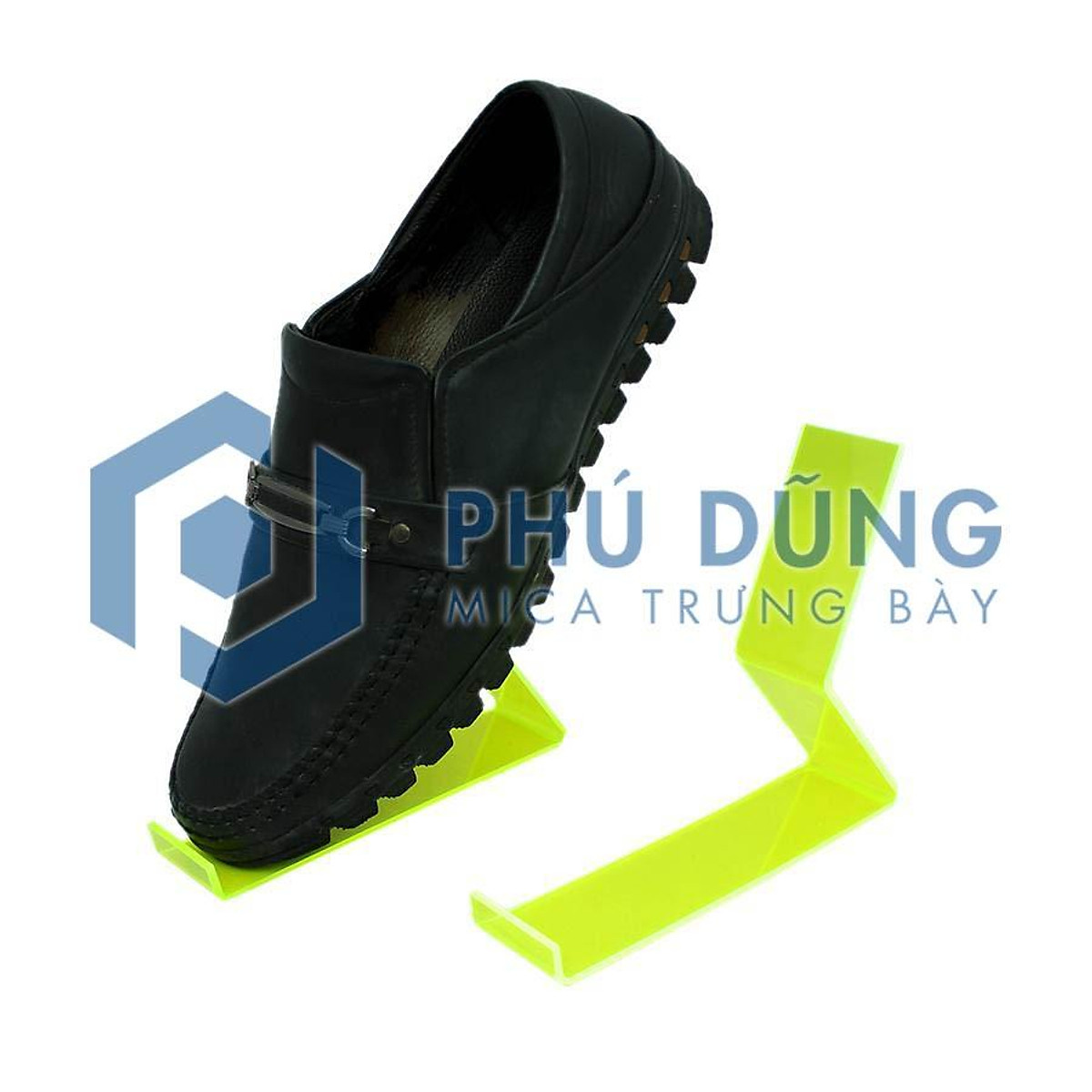 Kệ Đế Mica Trưng Bày Giày/Dép Kiểu Chữ Z - Combo 10 cái
