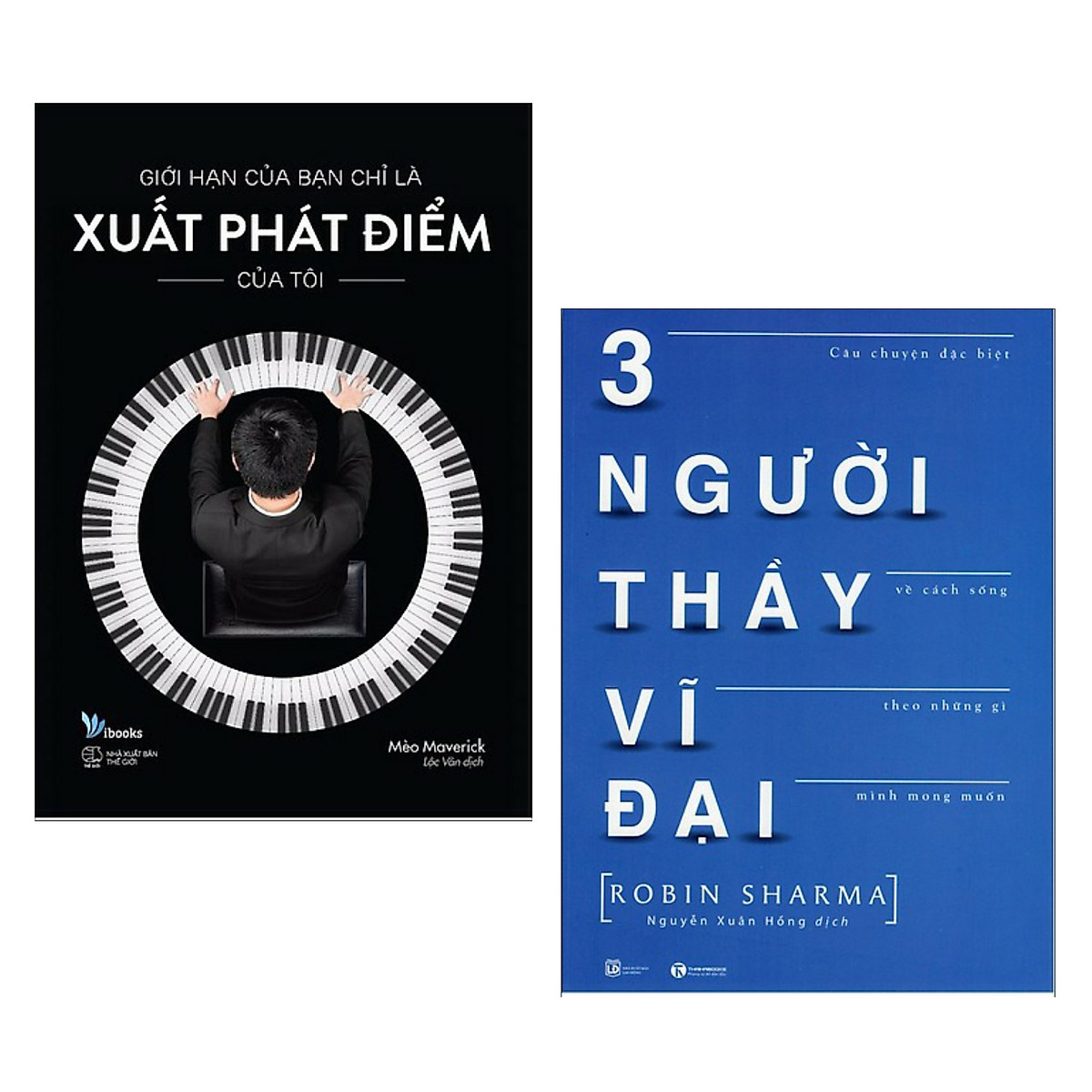 Combo Sách Tư Duy - Kỹ Năng Sống : Giới Hạn Của Bạn Chỉ Là Xuất Phát Điểm Của Tôi + Ba Người Thầy Vĩ Đại ( Combo Sách Giúp Bạn Biết Bạn Đang Đứng Ở  Đâu / Tặng kèm Bookmark Greenlife ) 