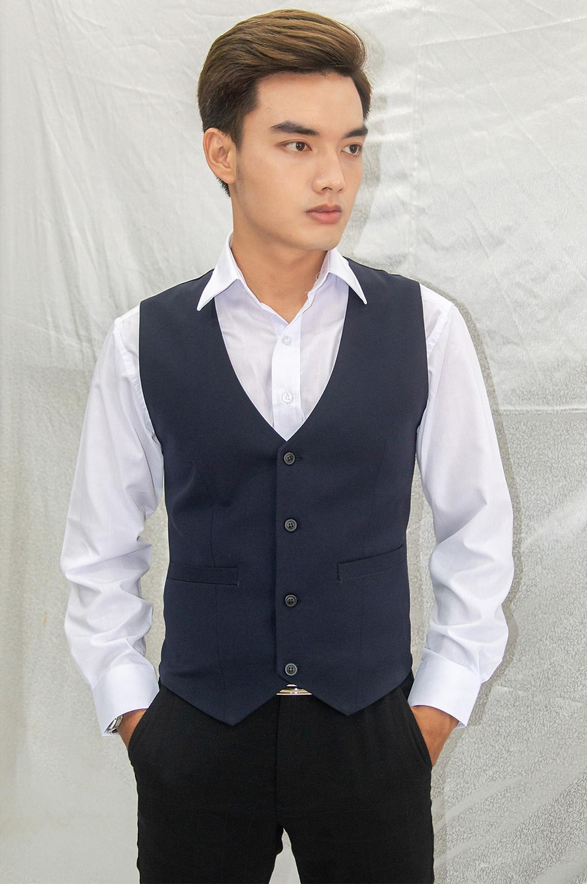 DALLA Áo gile nữ dạng vest cài khuy  Lazadavn