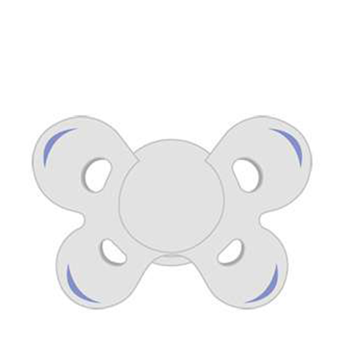 Ty ngậm silicone Chicco Physio Comfort
