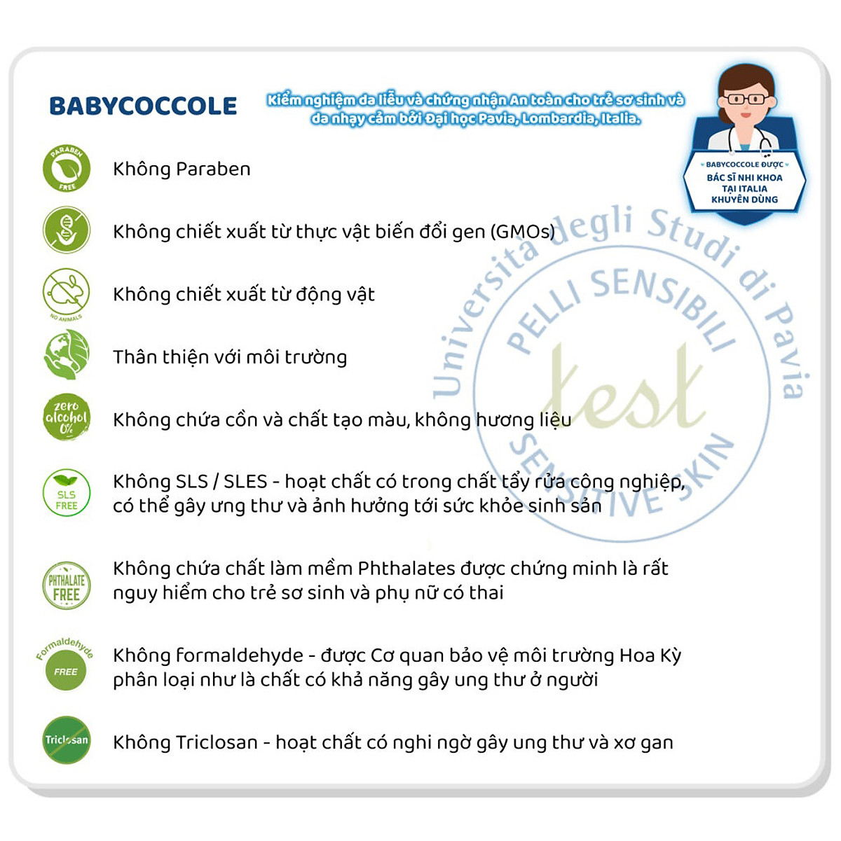 Sữa dưỡng ẩm chiết xuất hạnh nhân Babycoccole 0M+