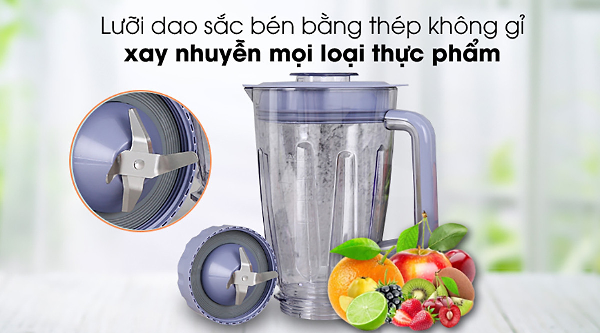 Máy xay sinh tố Philips HR2221/00 (700W) - Hàng Chính Hãng