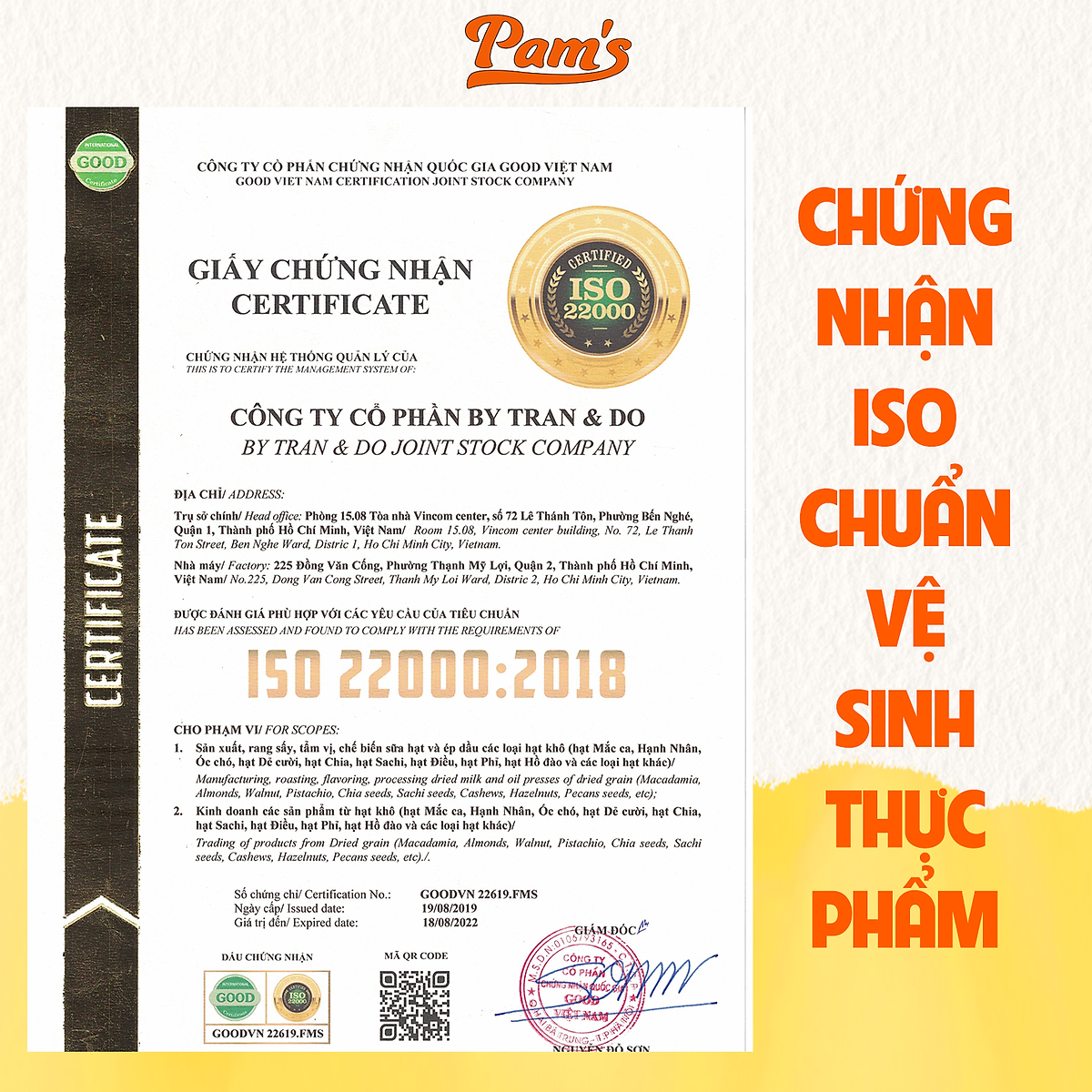 COMBO 2 Maccadamia Nữ Hoàng Nhập Khẩu Úc Pam's(250g) - Tách Tay, Sấy Chín Thơm Ngon