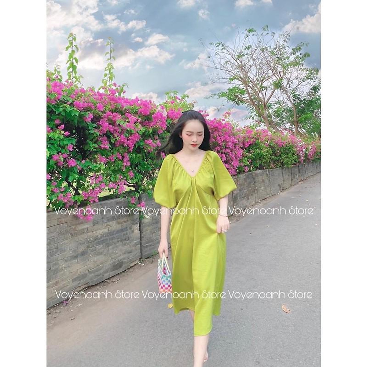 Tổng hợp Đầm Suông Tay Phồng giá rẻ bán chạy tháng 72023  BeeCost