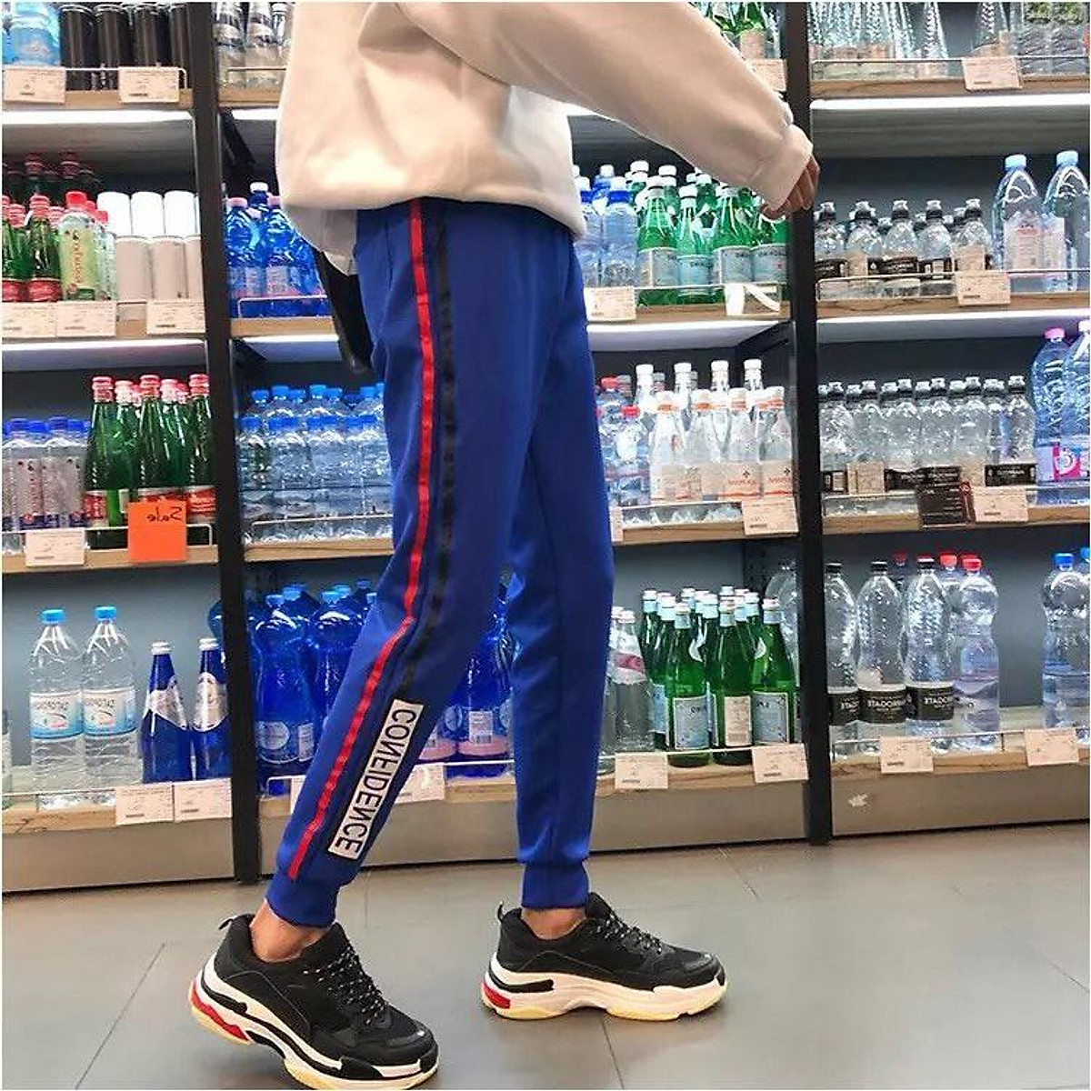 Quần Jogger CONFIDENCE 2 Sọc Màu
