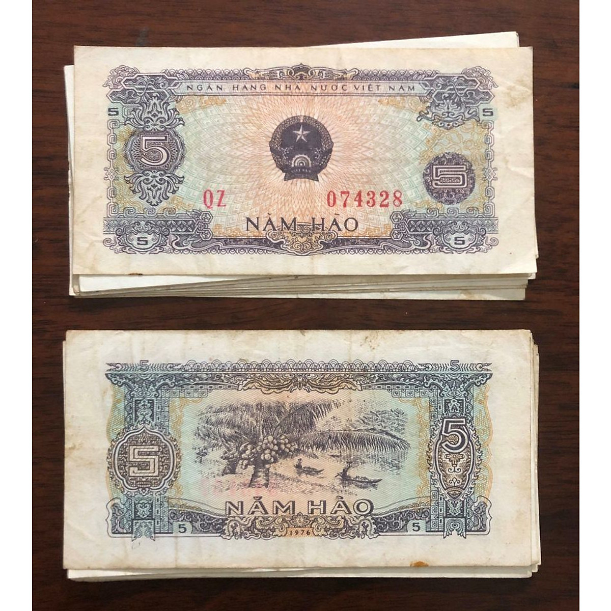 Tờ 5 hào Việt Nam 1976, tiền cổ nhỏ nhất đầu tiên sau giải phóng 