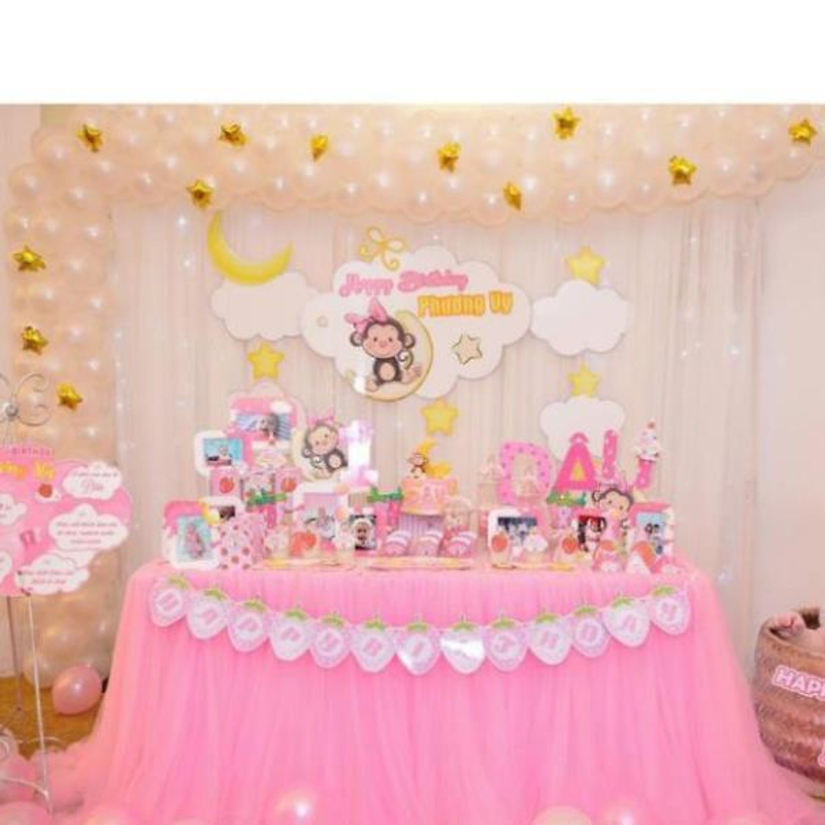 Dịch vụ trang trí bàn tiệc sinh nhật Party Design