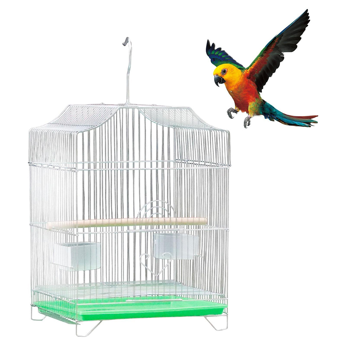 Mua Durable Bird Cage Parrot Stand Cage Pet House For Parrot Parakeet  Cockatiel Tại Magideal2