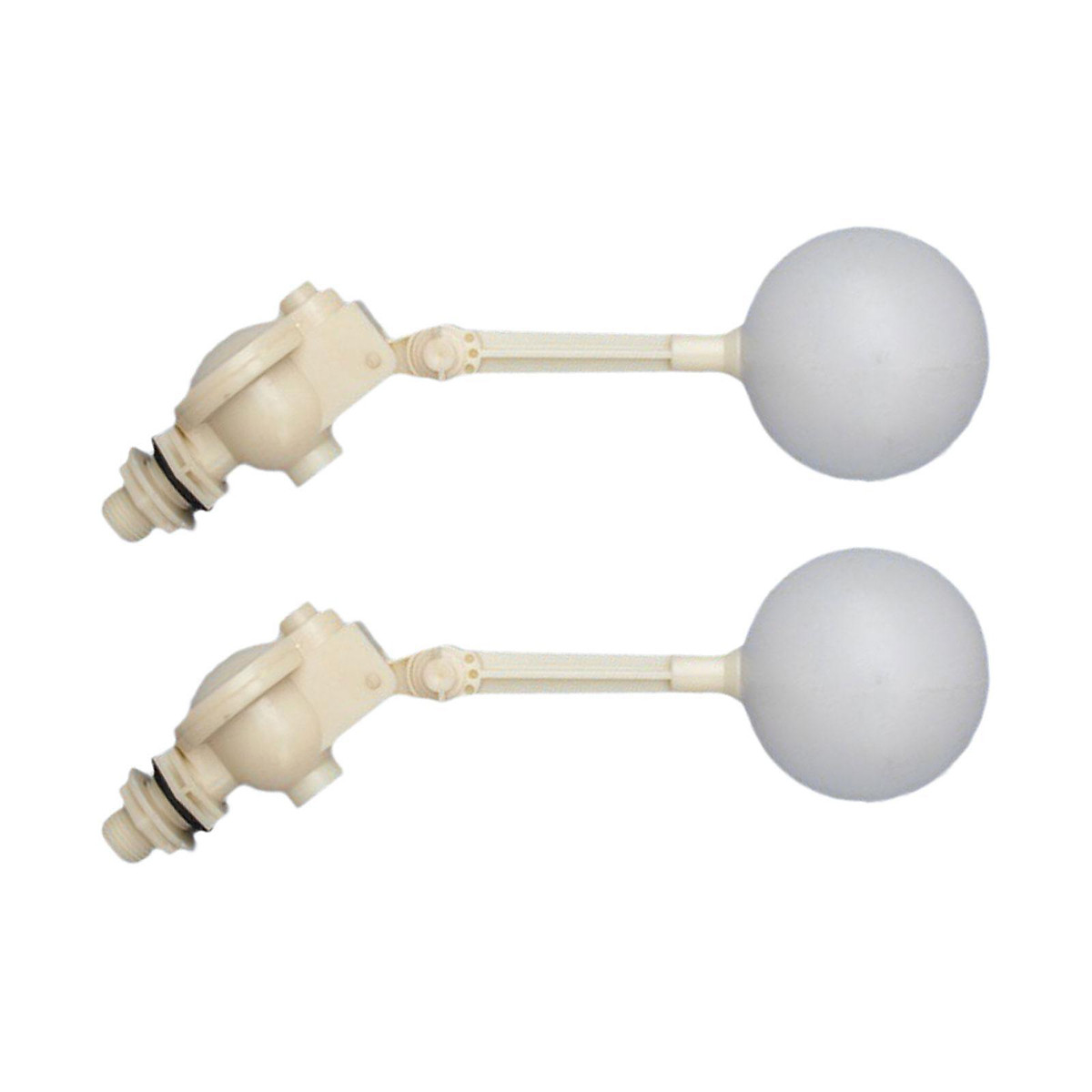 2 Pieces Float Valves Water Level Controls Adjustable Supply Full Auto