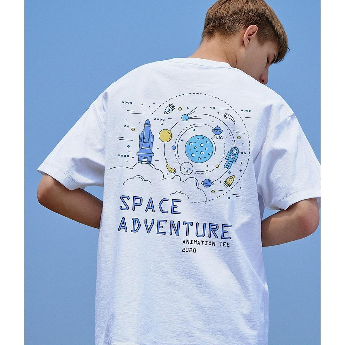 Áo Thun Cotton 100% Space Cực Đẹp - Đen 