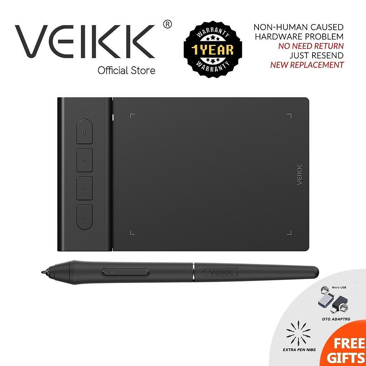 Máy tính bảng vẽ VEIKK VK430 - Thiết bị số - Khác