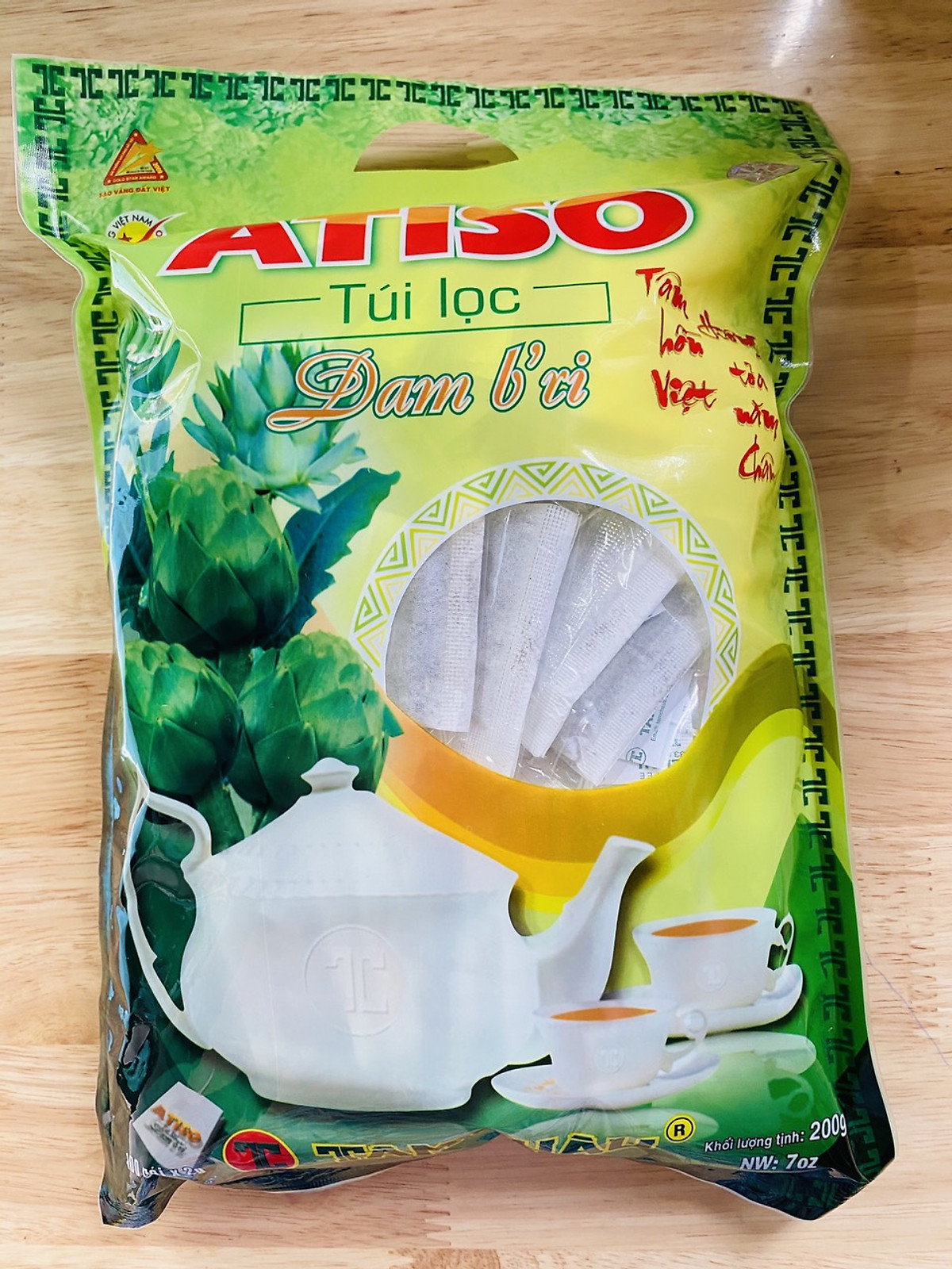 Trà Atiso cao cấp Tâm Châu túi lọc 200g