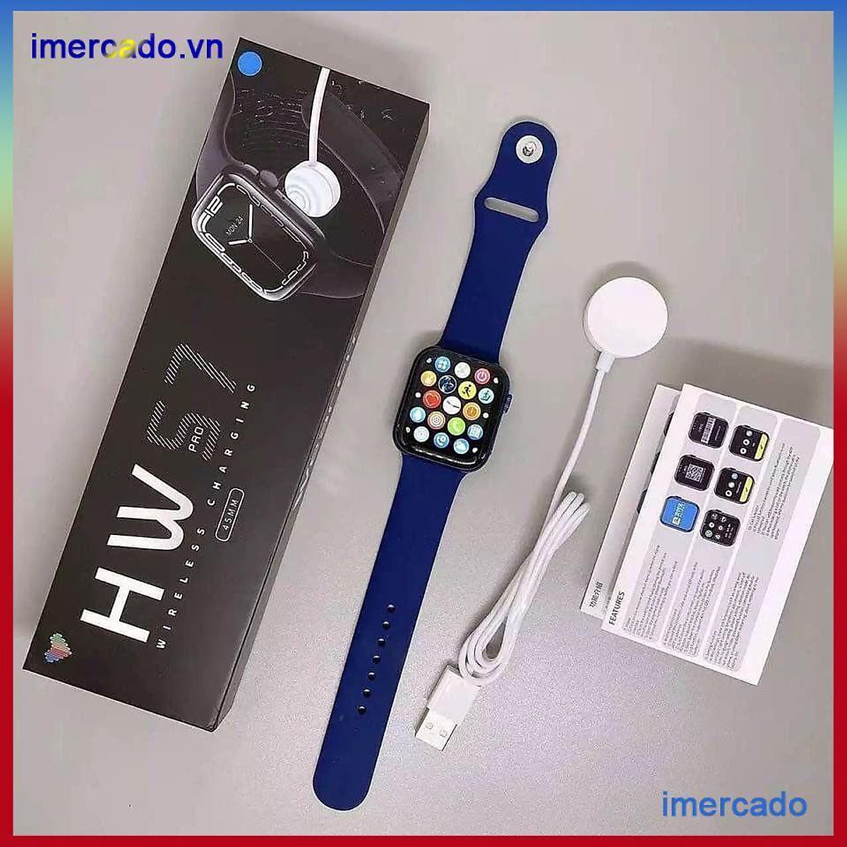 Đồng Hồ Thông Minh HW57 Pro Màn Hình Màu 1.77 Inch 44mm Hỗ Trợ ...