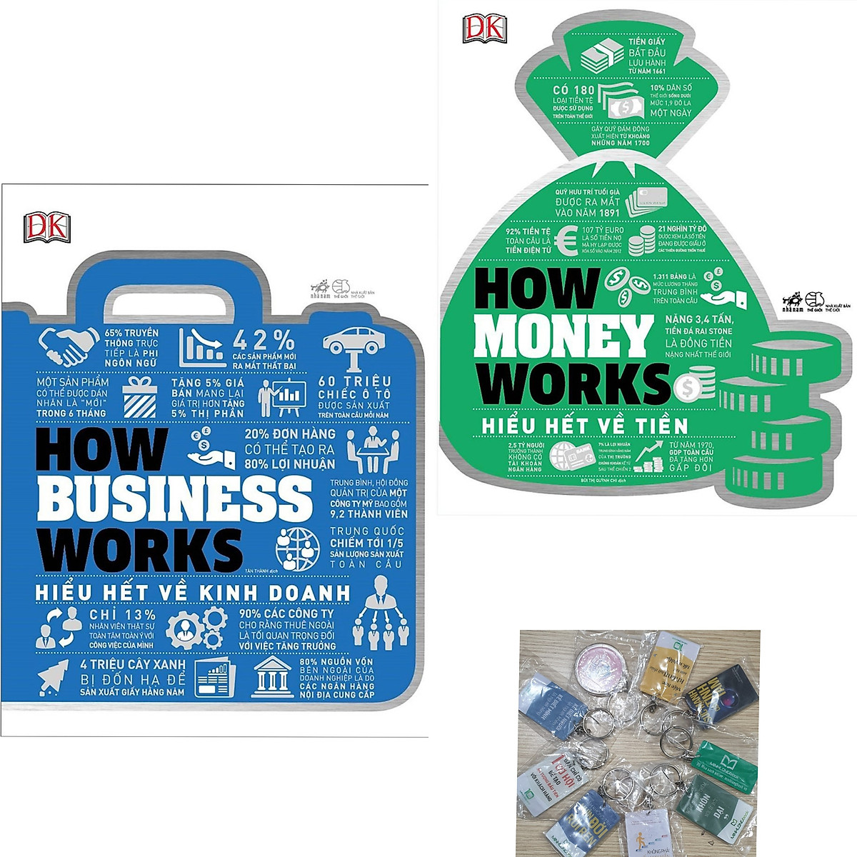 Combo 2 Cuốn Cẩm Nang : How Money Works - Hiểu Hết Về Tiền + How Business Works - Hiểu Hết Về Kinh Doanh/ BooksetMK ( Bách Khoa về Kinh Doanh , Tiền )