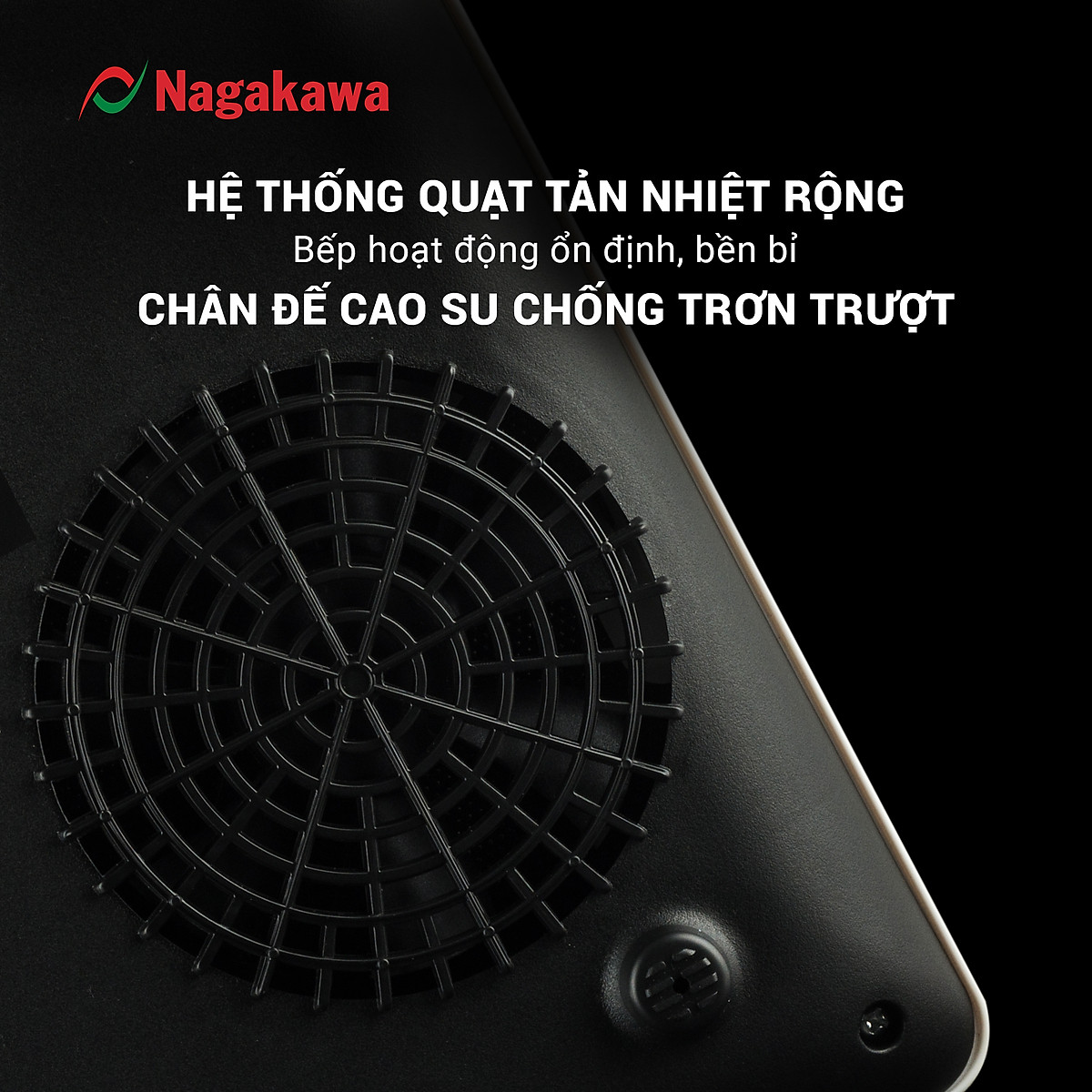 Bếp Từ Đơn Nagakawa NAG0704 (2000W) - Kèm Nồi Lẩu - Hàng Chính Hãng