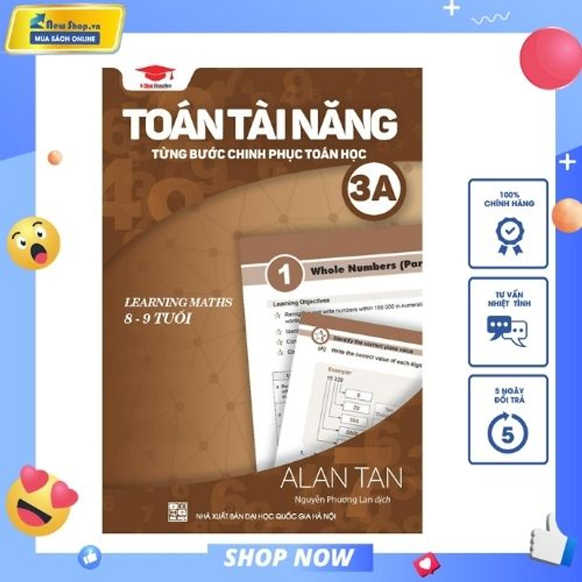 Toán Học Singapore - Toán Tài Năng - Từng Bước Chinh Phục Toán Học - Tập 3A 