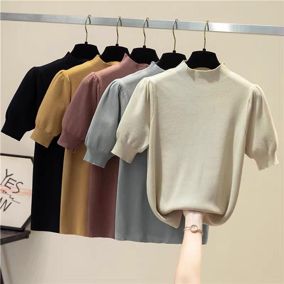 Mua Áo len tay bồng nữ kiểu cổ lọ ngắn tay dáng ôm dệt kim lông thỏ siêu mềm mịn hàng Quảng Châu cao cấp trẻ trung - Màu Ngẫu Nhiên tại Mua Áo Len Tay Bồng Nữ Kiểu Cổ Lọ Ngắn Tay Dáng Ôm Dệt Kim Lông Thỏ Siêu Mềm Mịn Hàng Quảng Châu Cao Cấp Trẻ Trung - Màu Ngẫu Nhiên Tại