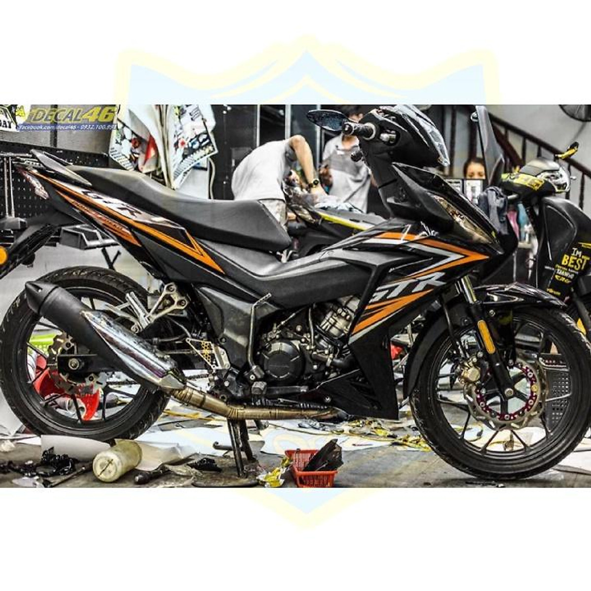 Bộ tem Repsol GTR  Winner 2019  Phụ Tùng Nhập Khẩu Chính Hãng