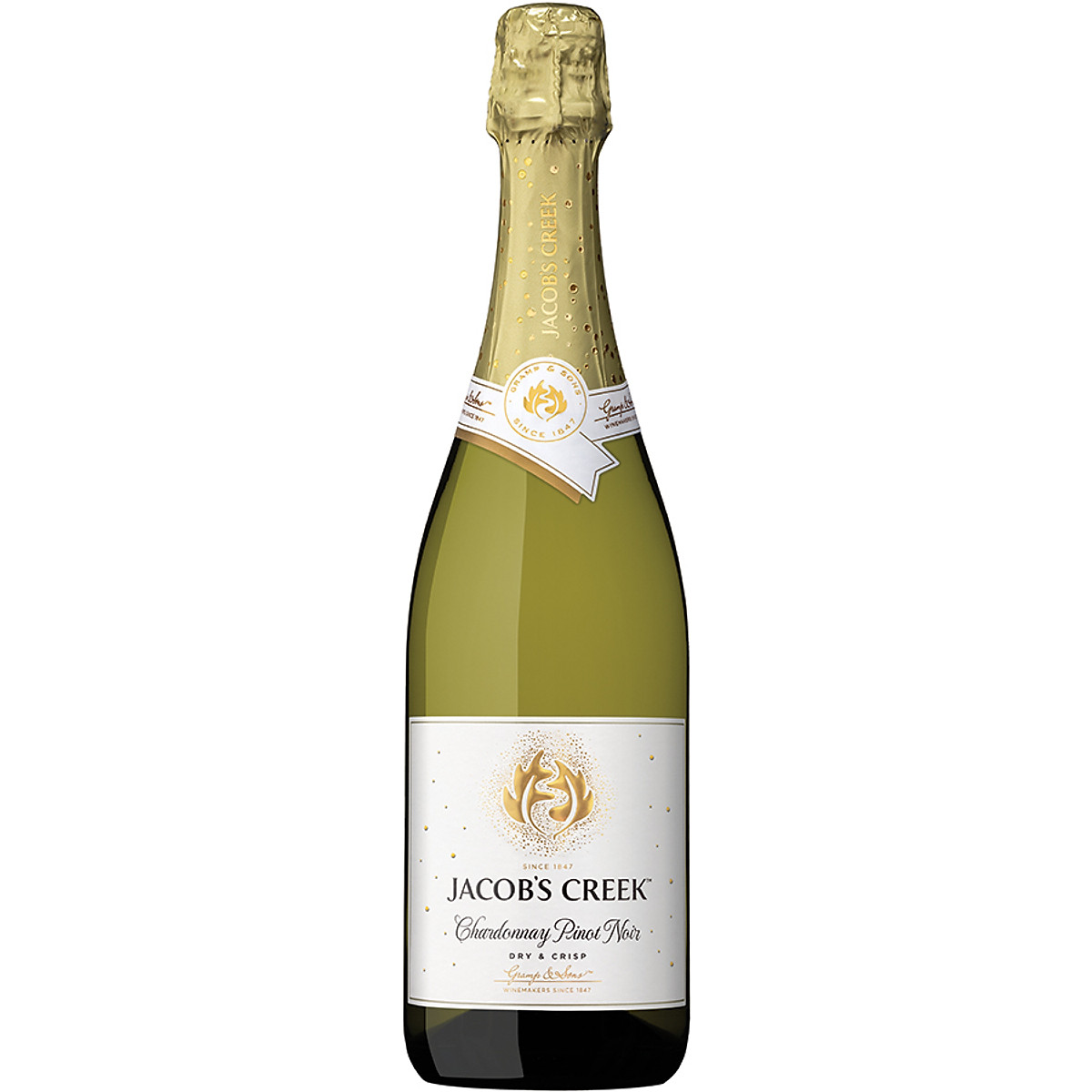 {Freeship 50K} Rượu vang nổ sparkling Jacob's Creek Chardonnay Pinot Noir 750ml 10.5% - 12.5% - Không Hộp