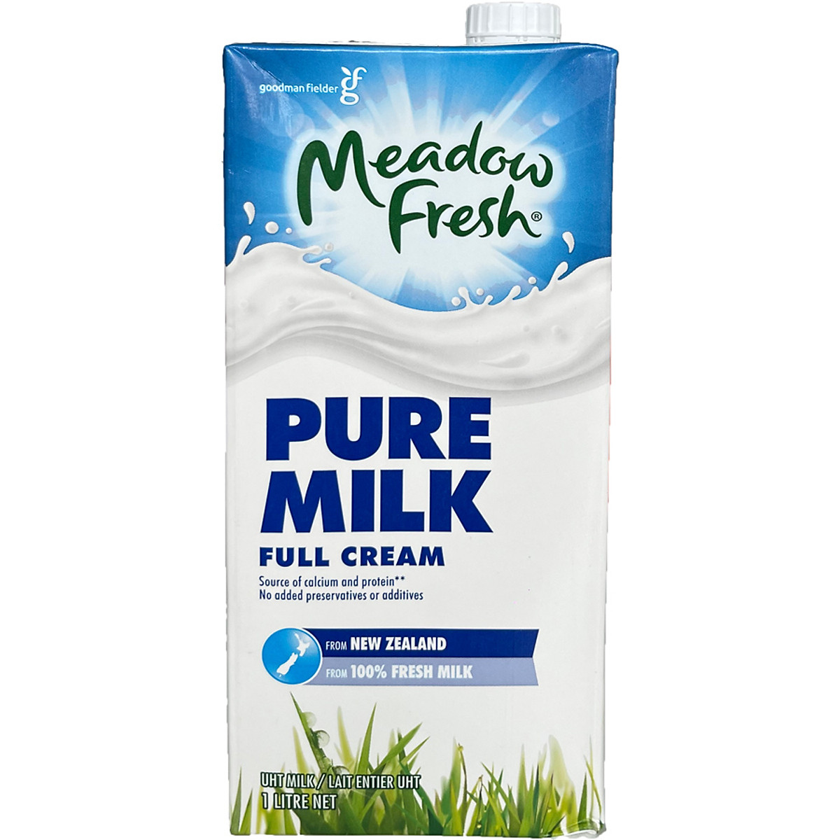 Thùng 12 hộp Sữa tươi tiệt trùng nguyên kem Meadow Fresh 1L hàng New Zealand