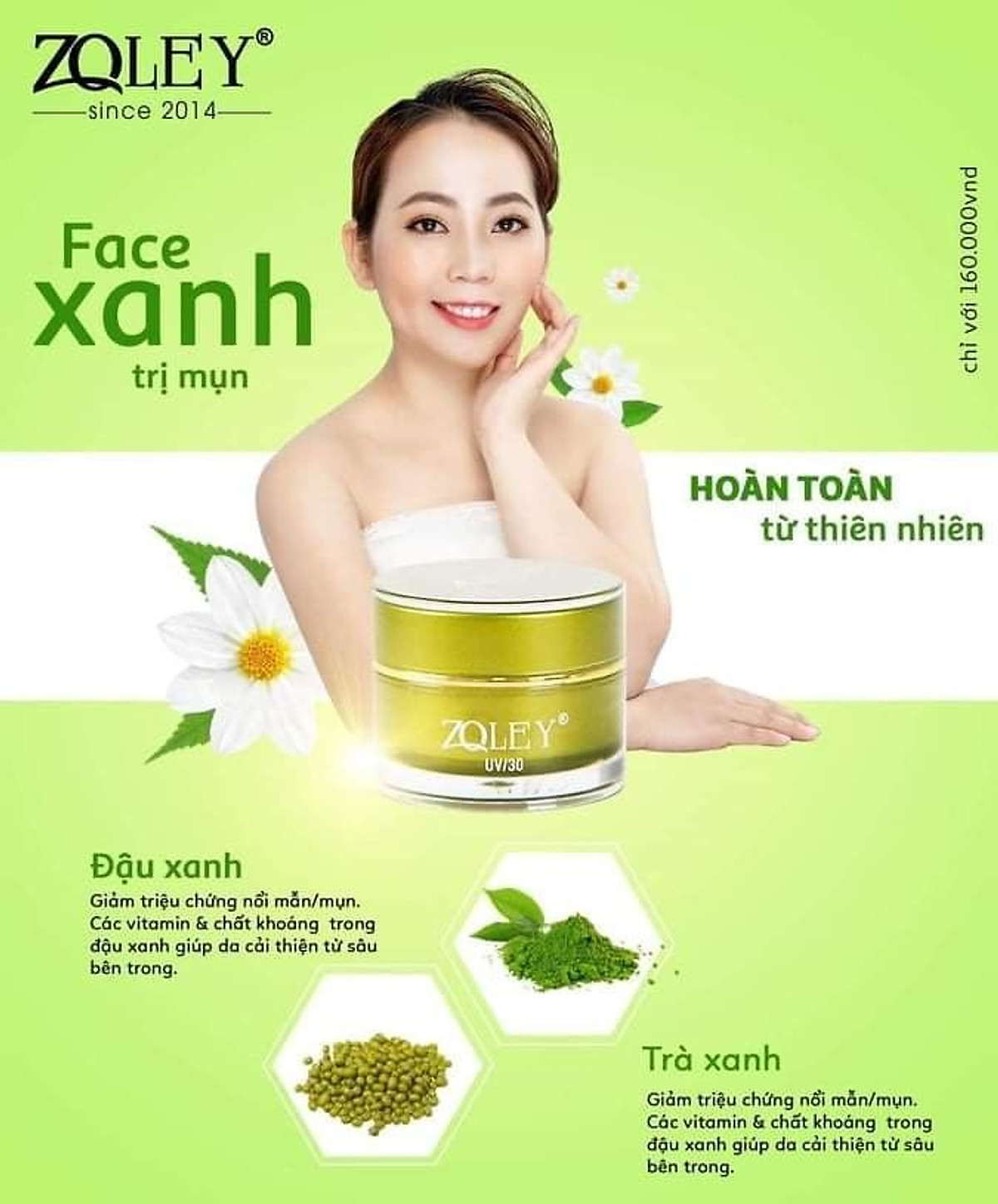 Kem Trị Mụn Trắng Da Zoley 10g