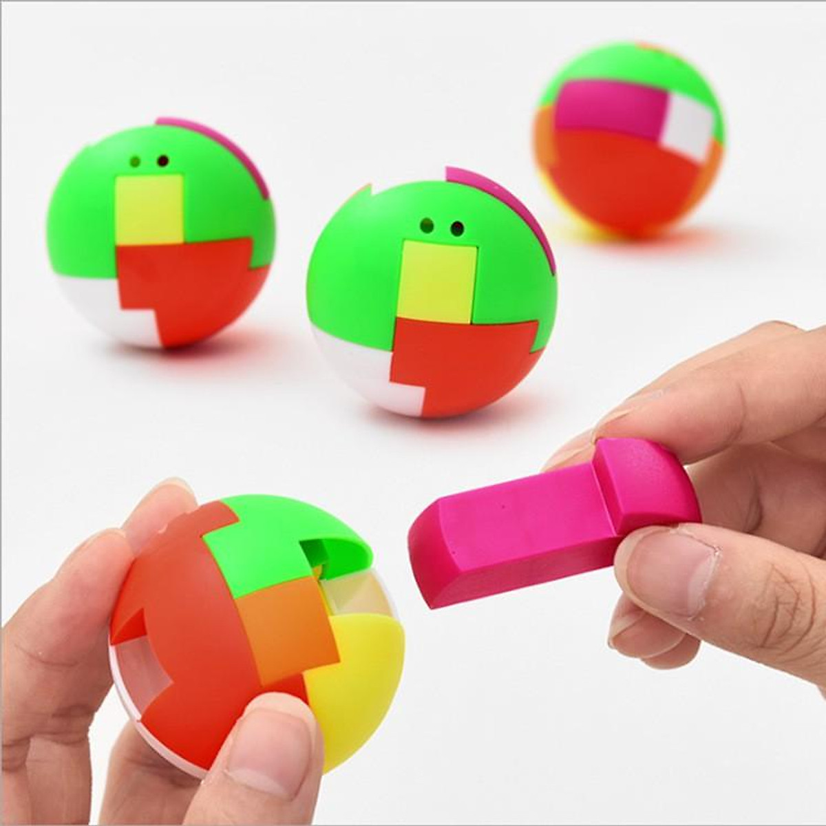 Mua Rubik lắp ghép màu hình tròn trí tuệ trẻ em