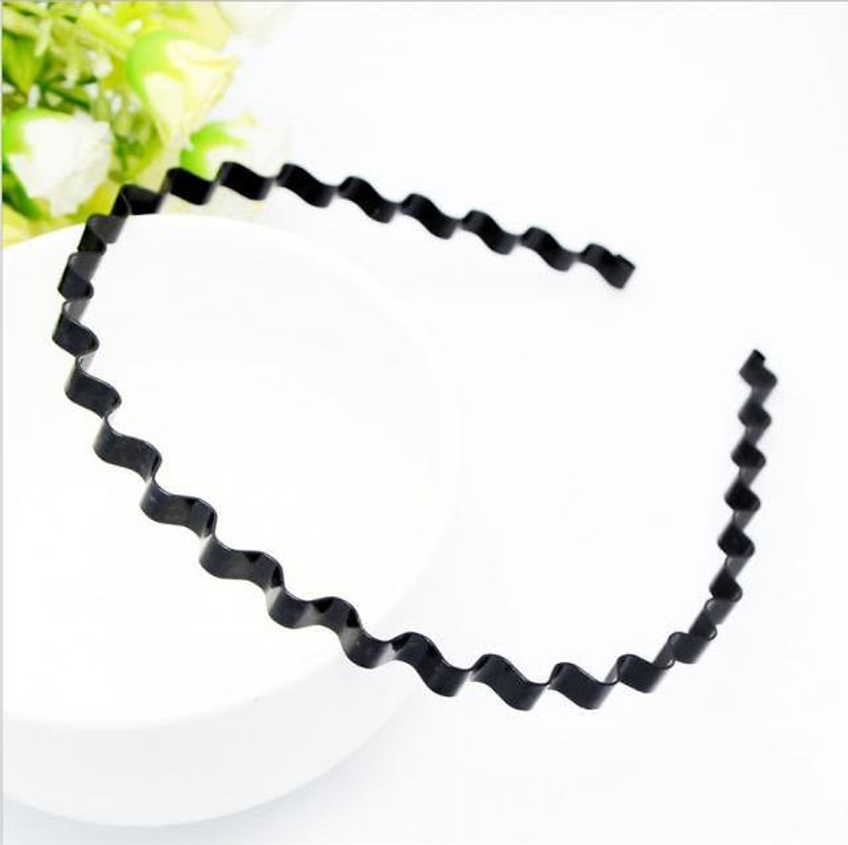 Lịch sử giá Kim loại dây buộc tóc cho nam nữ của headband trung tính màu  đen lượn sóng mùa xuân dải băng buộc đầu chơi thể thao cho nam giới của