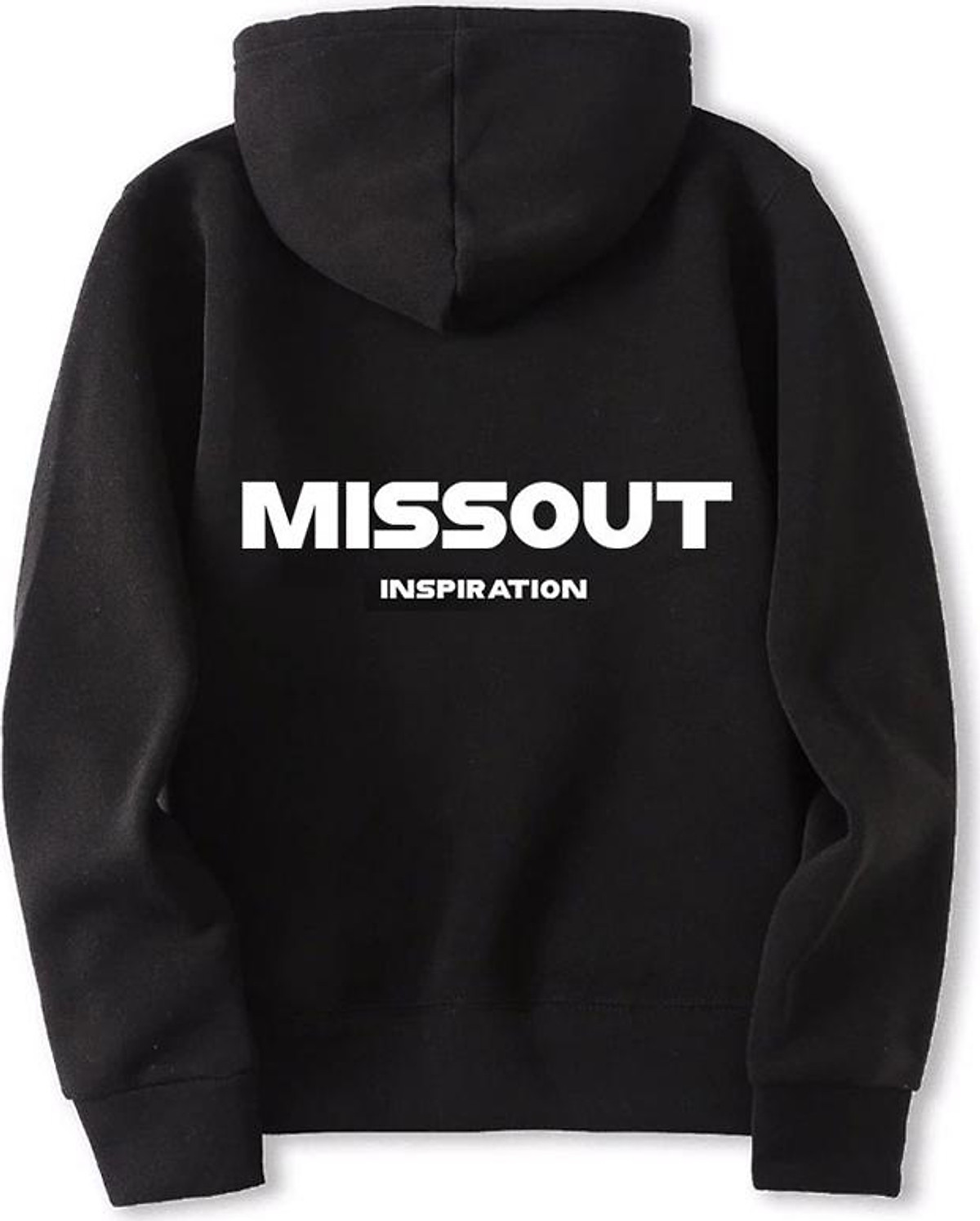 Áo Hoodie Missout Có Dây Kéo Cao Cấp 