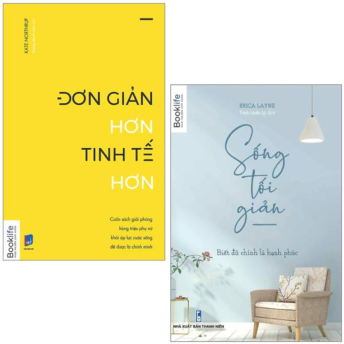 Combo Sách Sống Tối Giản + Đơn Giản Hơn Tinh Tế Hơn (Bộ 2 Cuốn)