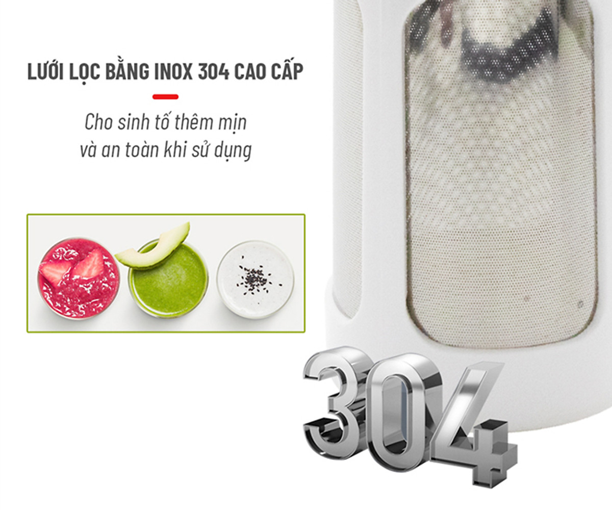 Máy Xay Sinh Tố 3 Cối Nagakawa NAG0816 (450W - 1.5 Lít) - Hàng Chính Hãng