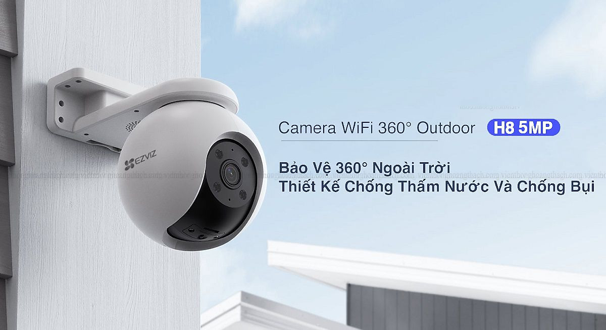 Camera Wifi EZVIZ H8 Pro 2K 3K Siêu Nét, Màu Ban Đêm - Hàng chính hãng