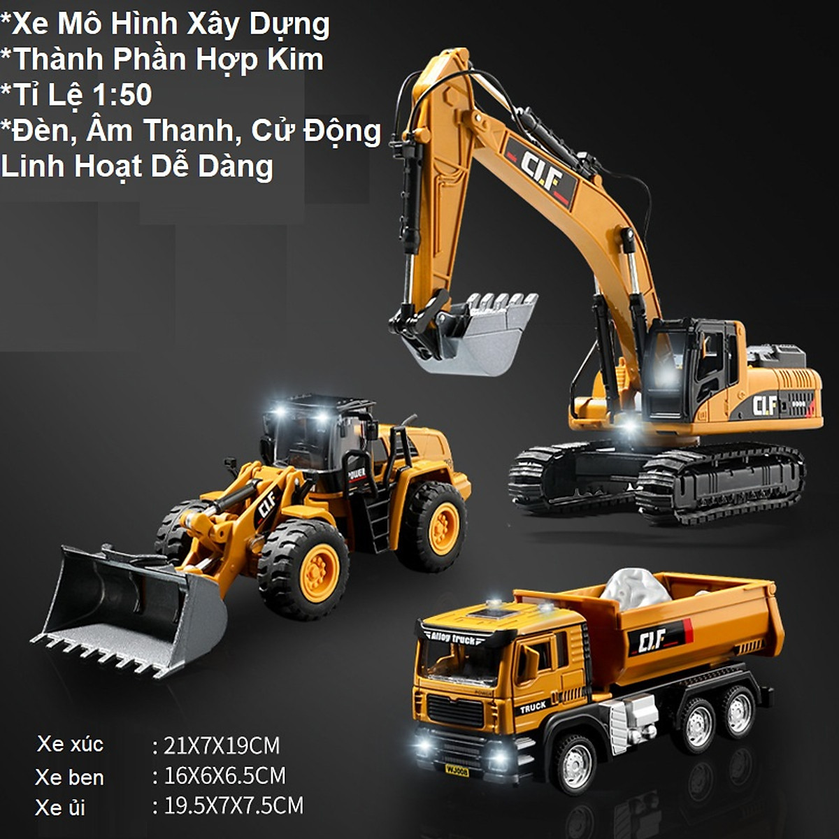 Mua Mô hình xe công trình bằng hợp kim tỉ lệ 1:50 các loại cẩu xe ...