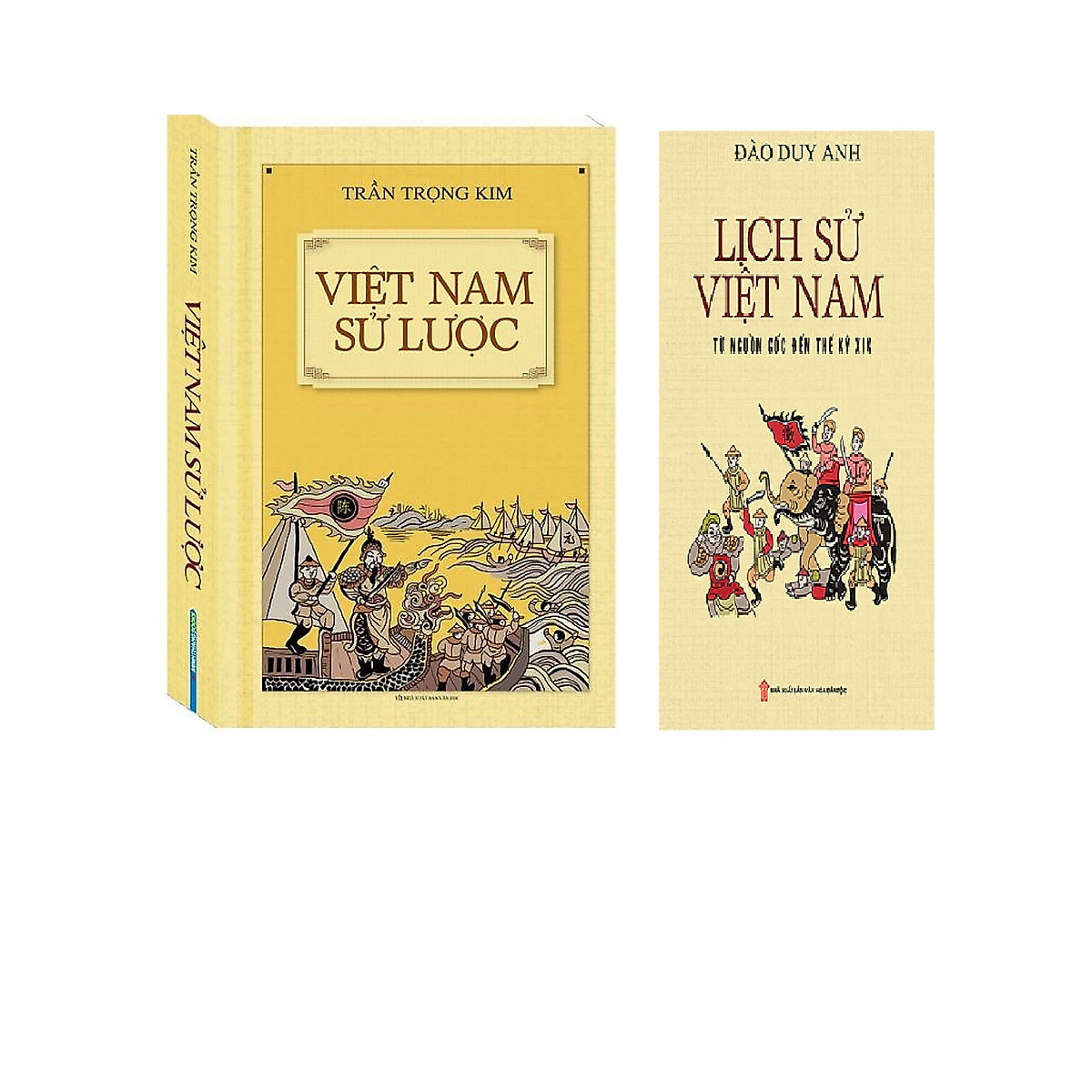 Combo 2 cuốn : Việt Nam Sử Lược - Lịch Sử Việt Nam từ nguồn gốc đến thế kỷ XIX 