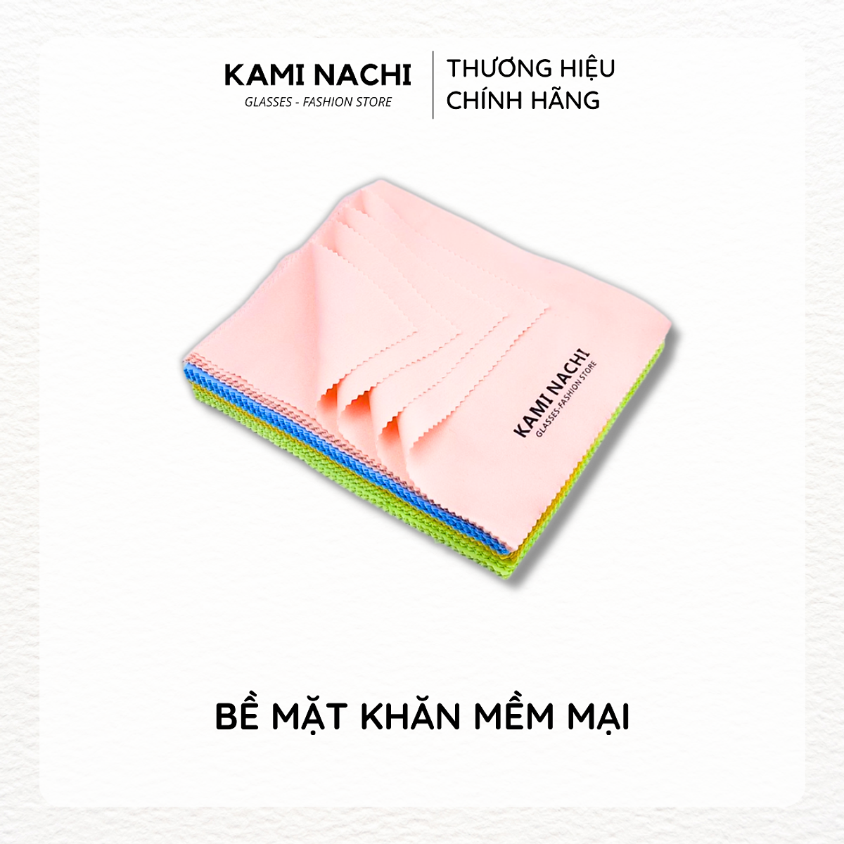 Khăn lau kính đa năng chuyên dụng KAMI NACHI loại 1 - Lau mắt kính cận, mặt kính điện thoại
