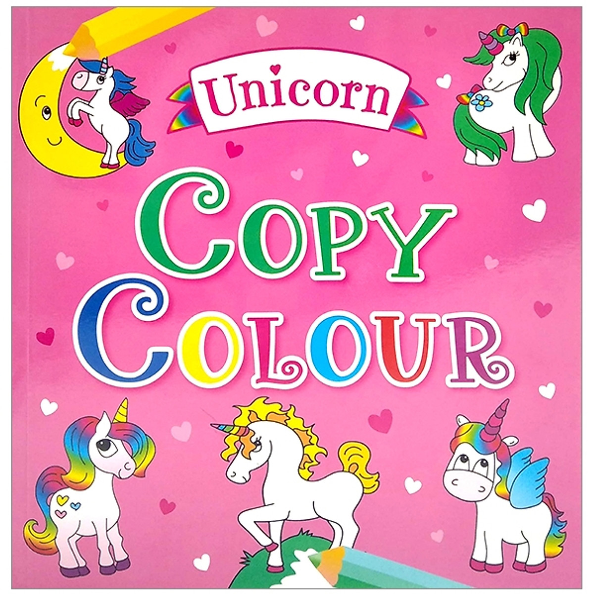 Unicorn Copy Colour - Coloring & Stickers