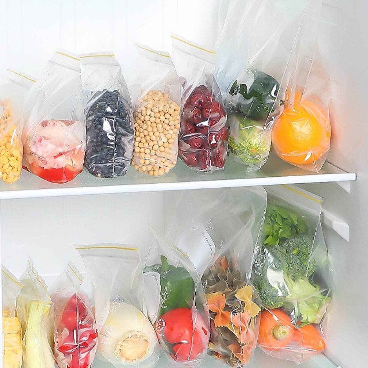 30pcs/box 16*14cm Food Sealing Bag, Freezer & Fridge Ziplock Bag, Plastic  Food Packaging Pouch