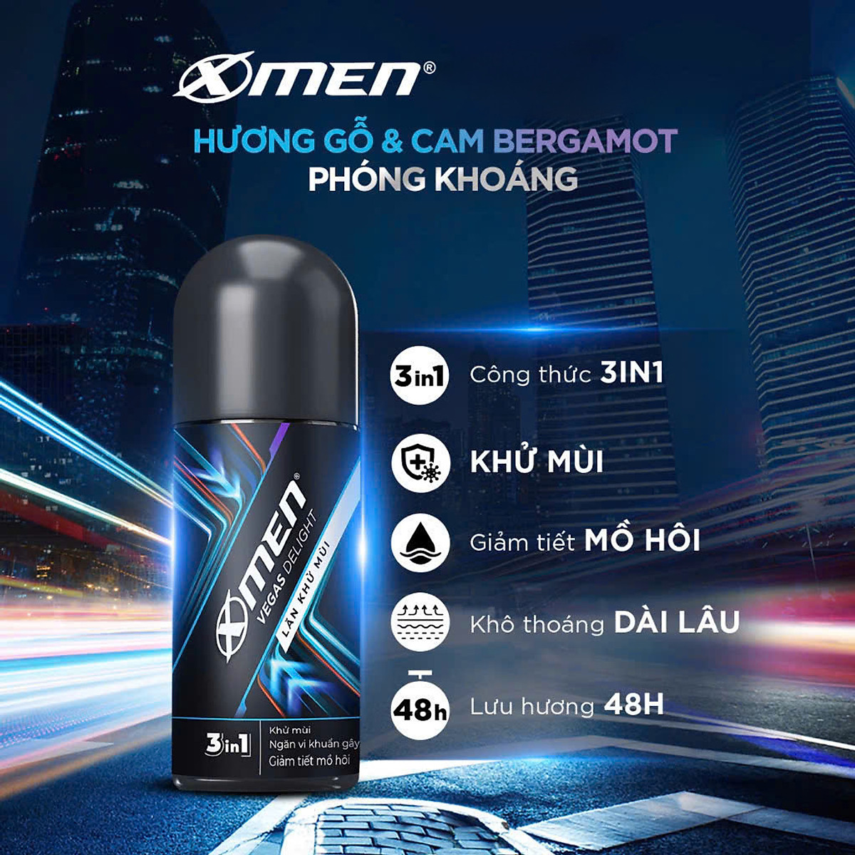 LĂN KHỬ MÙI XMEN PHẤN CHẤN TINH THẦN 50ML