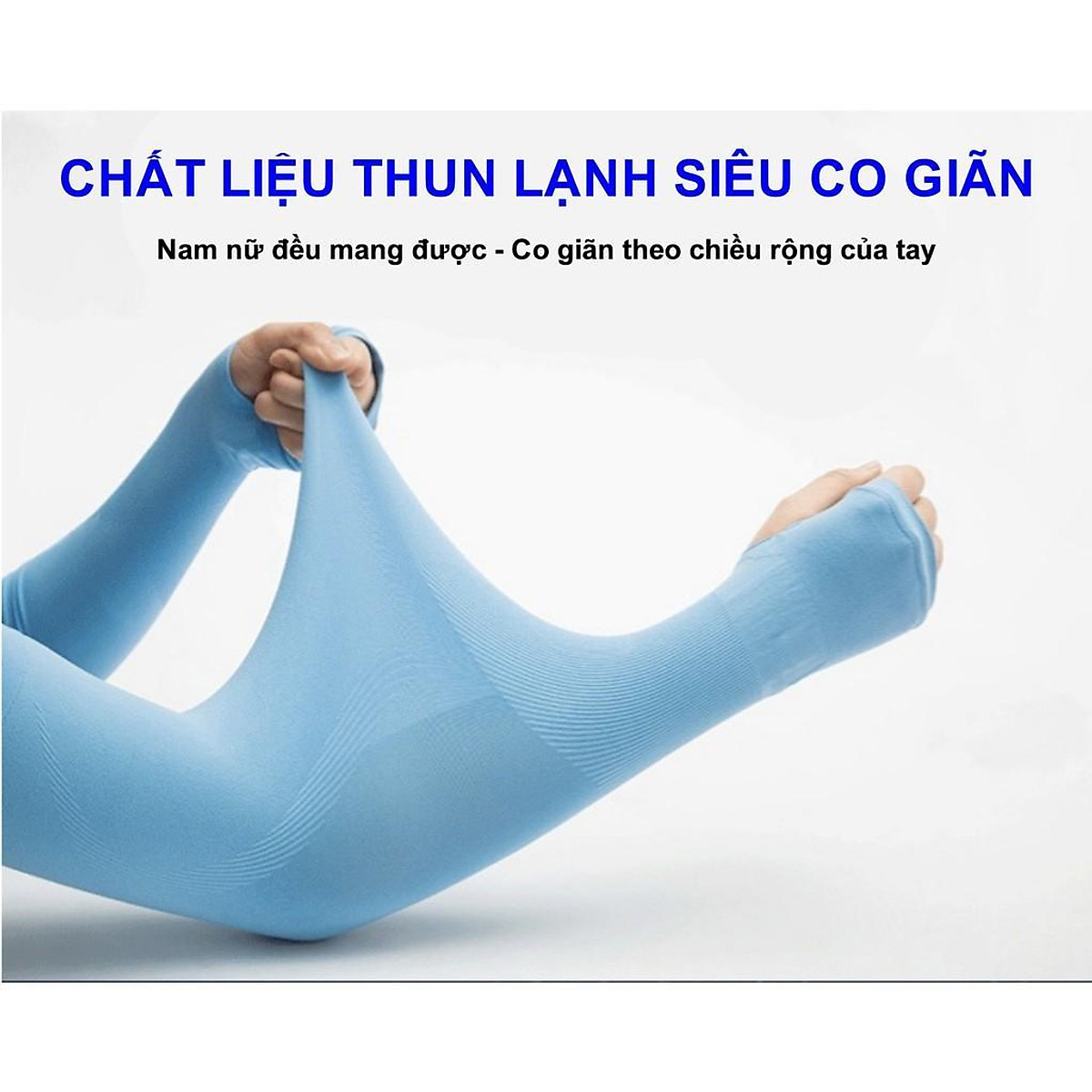 Găng tay chống nắng xỏ ngón chống tia UV
