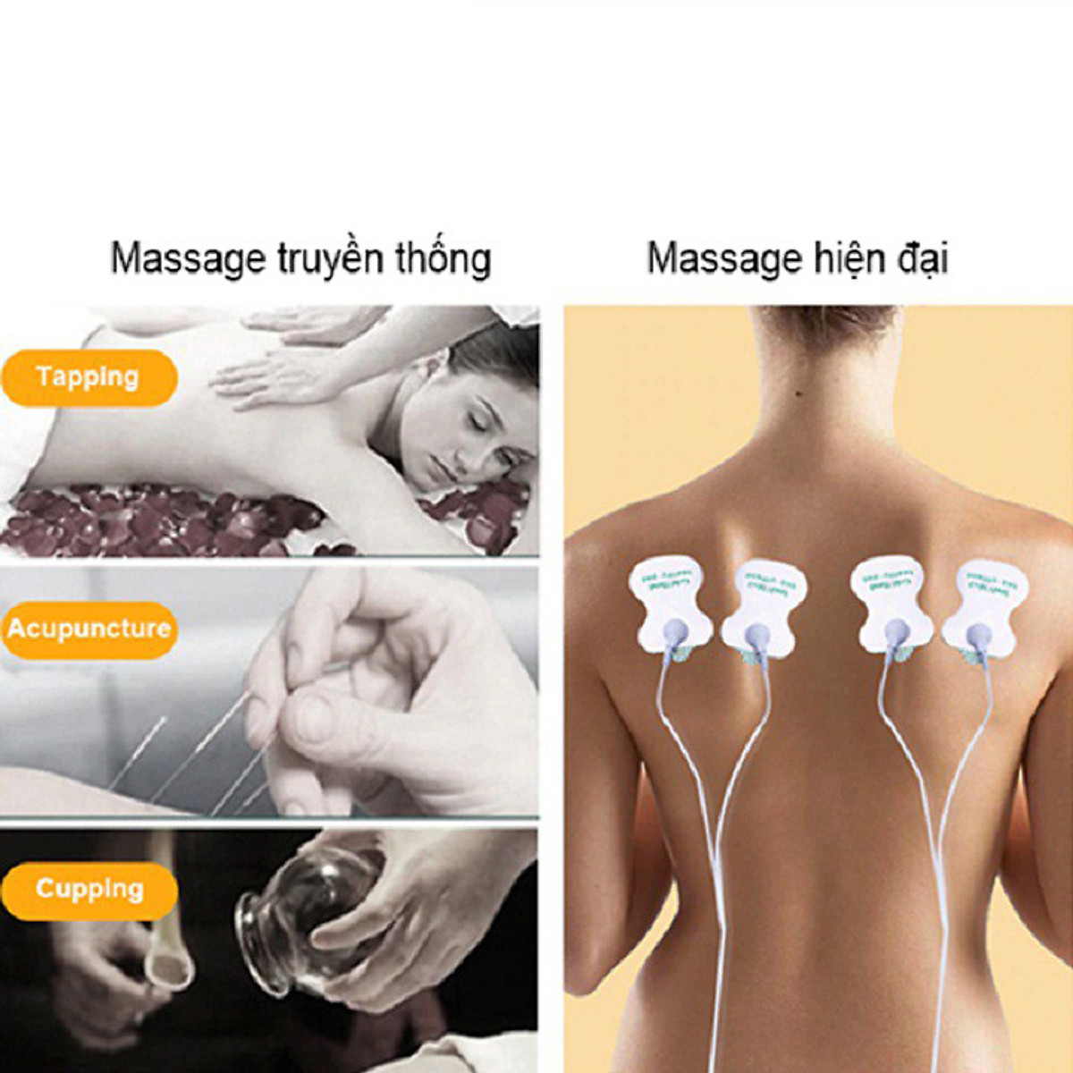 Máy massage châm cứu bấm huyệt xung điện đa năng - Máy massage ...