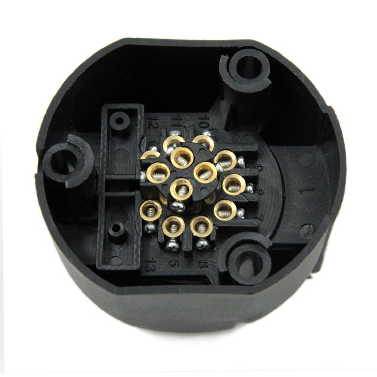 13 Pin Trailer Female Socket Connector 12V Tow Bar Towing Socket Phụ kiện ô tô