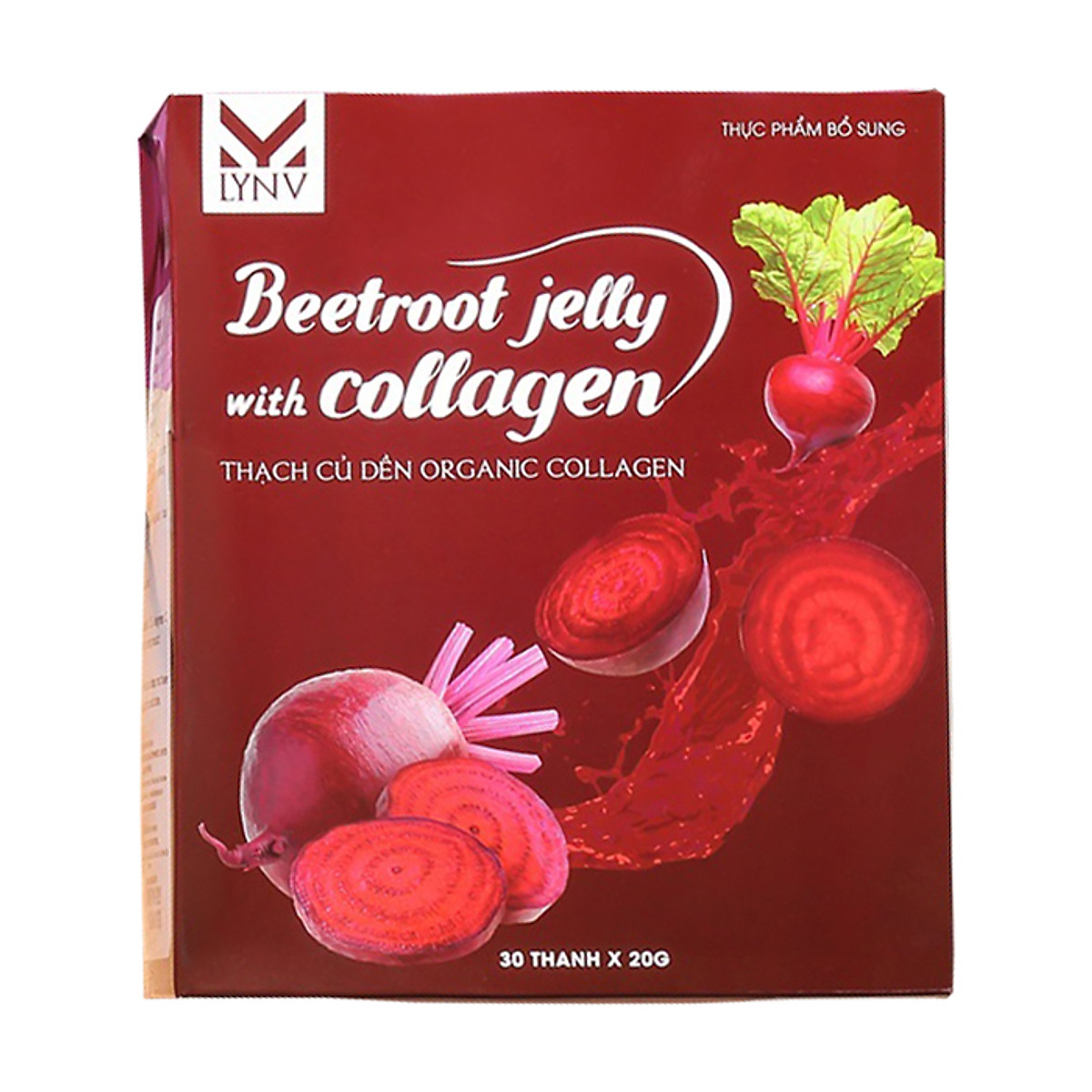 Thạch củ dền detox collagen dinh dưỡng dành cho người lớn