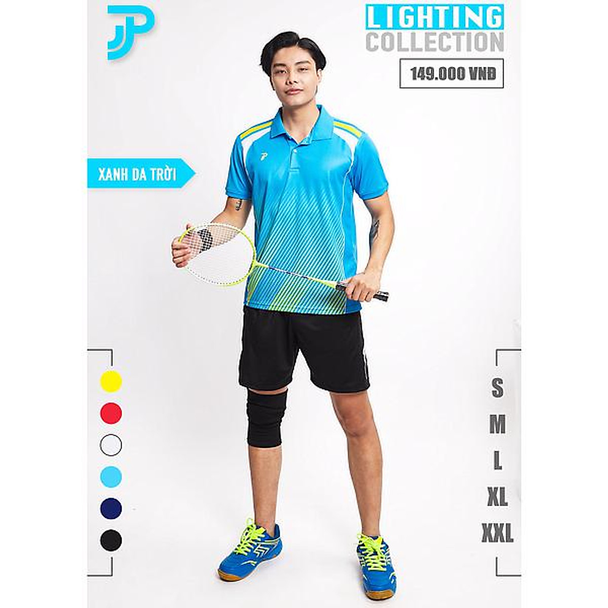 Áo Thể Thao, Áo Cầu Lông Nam Jp - Quần Áo Cầu Lông Nam