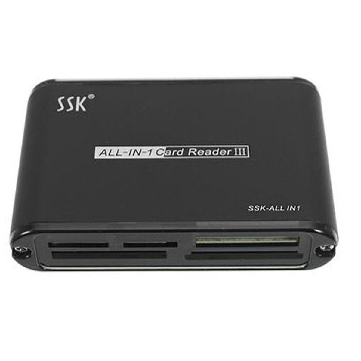 Đầu đọc thẻ nhớ đa năng SSK 025 chính hãng hộp thiếc sang trọng (logo Trắng)